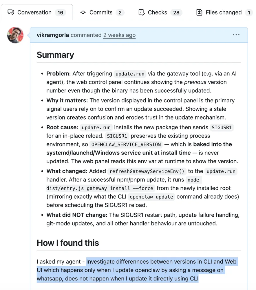 Document your prompt, you could code multiple ways.
